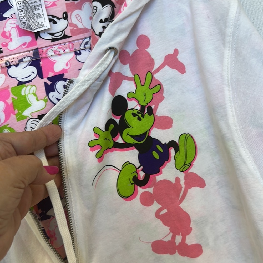 Walt Disney World Disneyland • 2 Piece Hoodie Set • Sz L Pants Sz 1X Hoodie NEW! - Picture 2 of 16